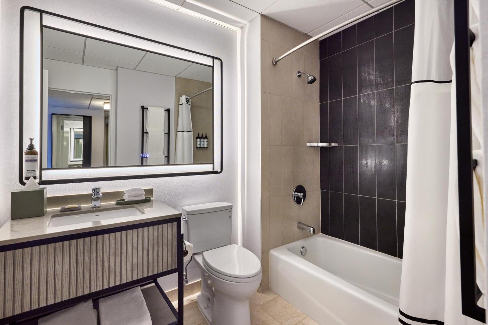 King Room with City View and Accessible Tub